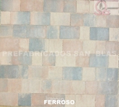 Adoquin Nazari textura fina FERROSO.